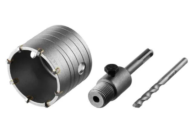 Купить Коронка с державкой по бетону ЗУБР 65 мм, SDS-Plus 29211-65